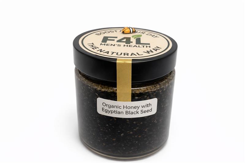Organic Honey with Egyptian Black Seed (300g)
