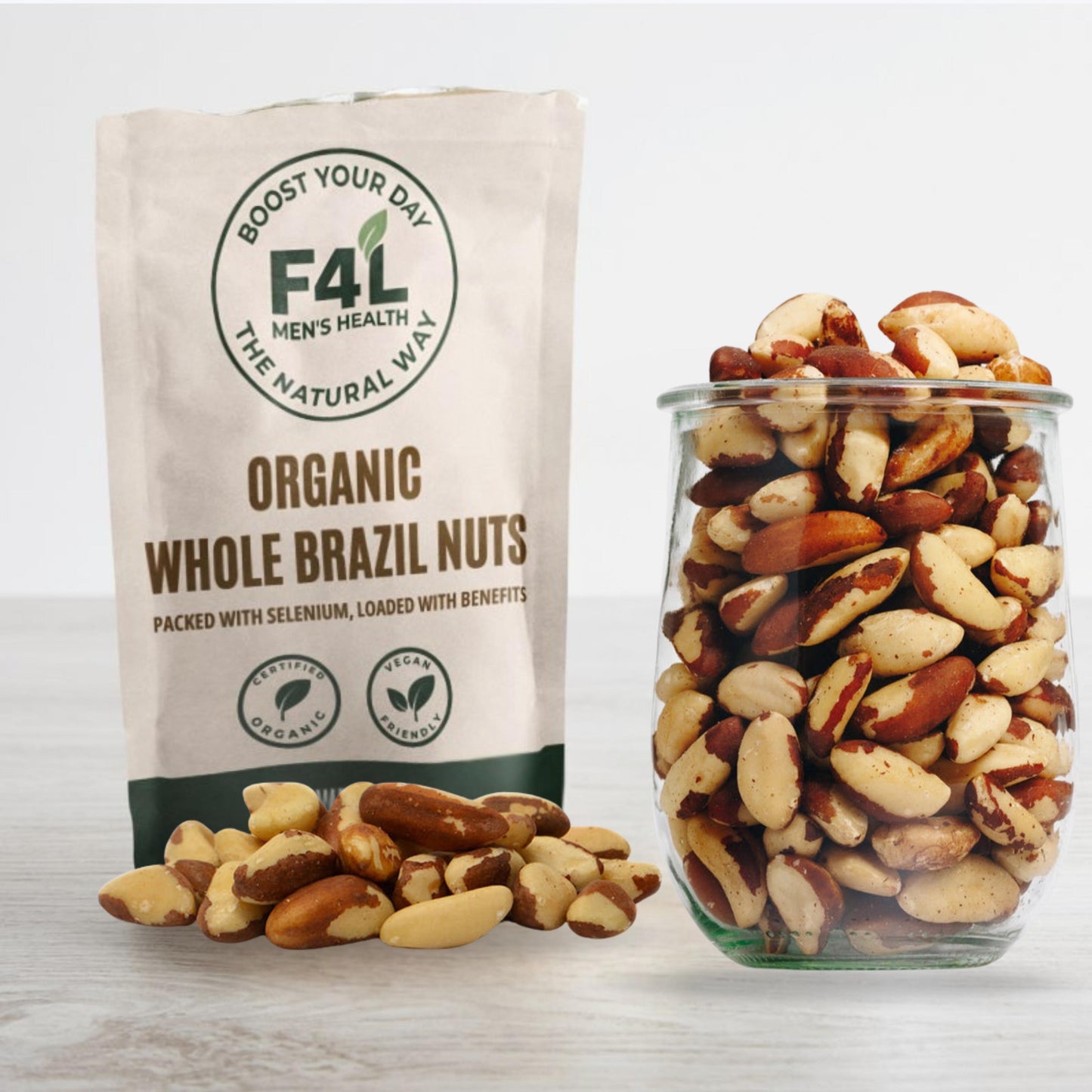 Organic Whole Brazil Nuts (250g)